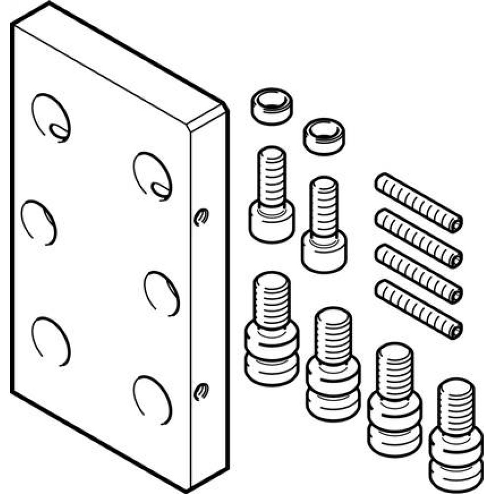 Festo 1281448. Adapterbausatz DHAA-G-G3-25-B11-40