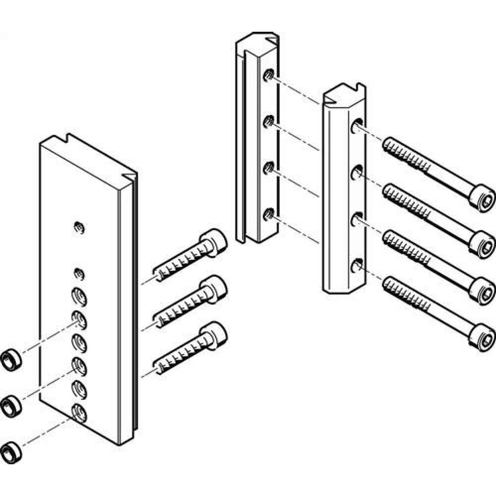 Festo 178330. Adapterbausatz HMSV-35