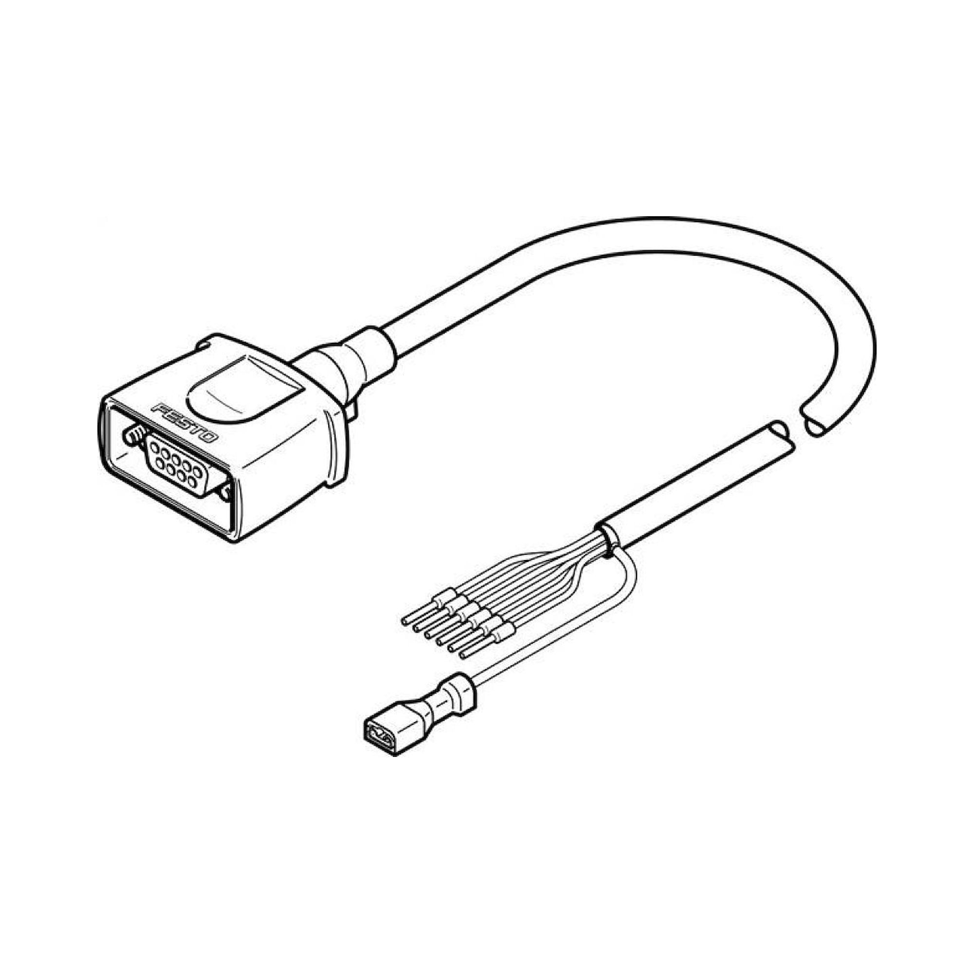 Motorleitung NEBM-S1G9-E-3.7-Q5-LE6 - Festo 610289