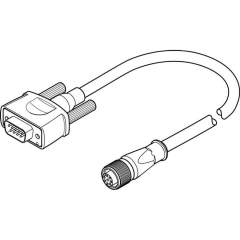 Festo 550750. Encoder cable NEBM-M12G8-E-15-S1G9