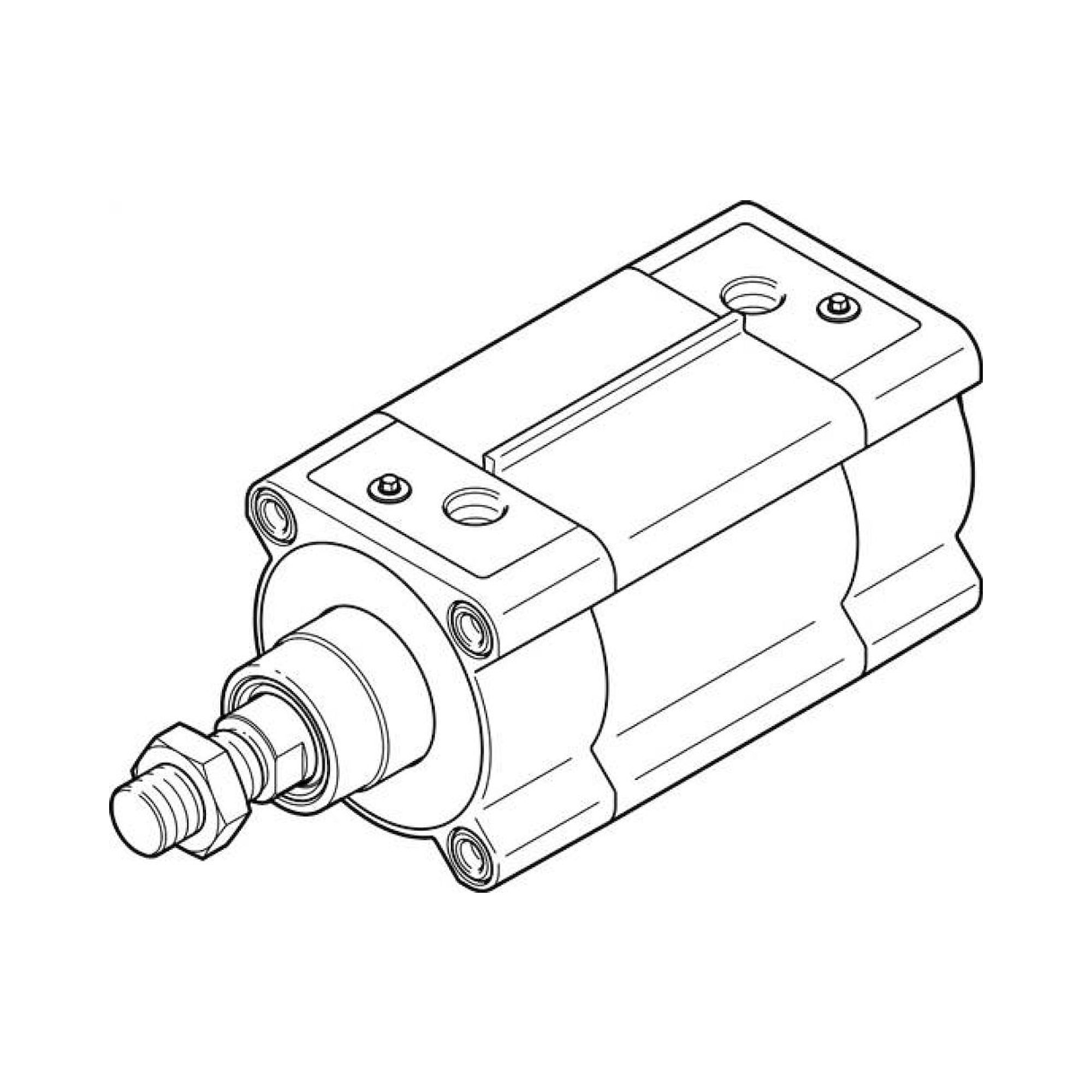 Normzylinder DSBF-C-80-160-PPVA-N3A3-R - Festo 593656