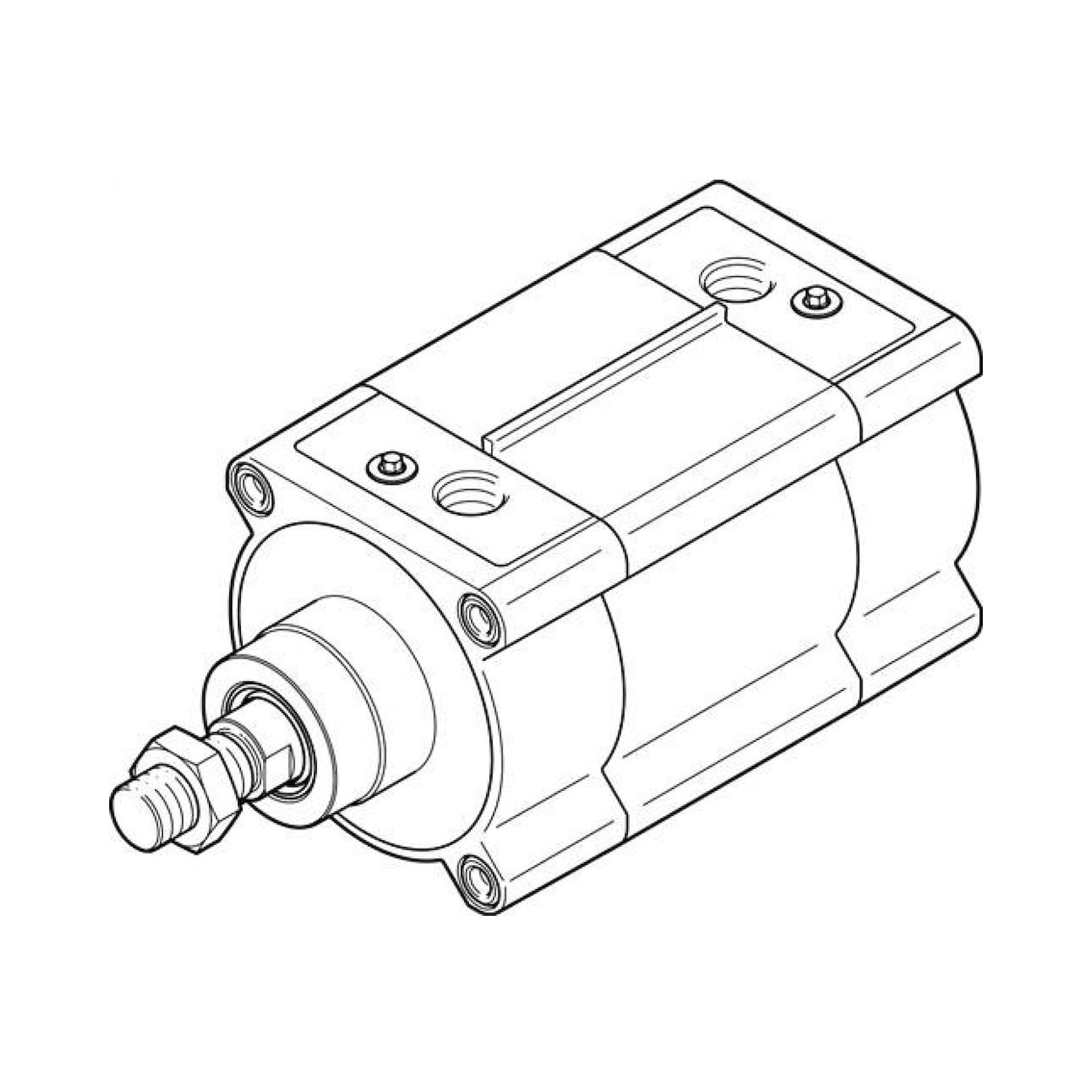 standards-based cylinder DSBF-C-125-160-PPVA-N3A3-R - Festo 596002