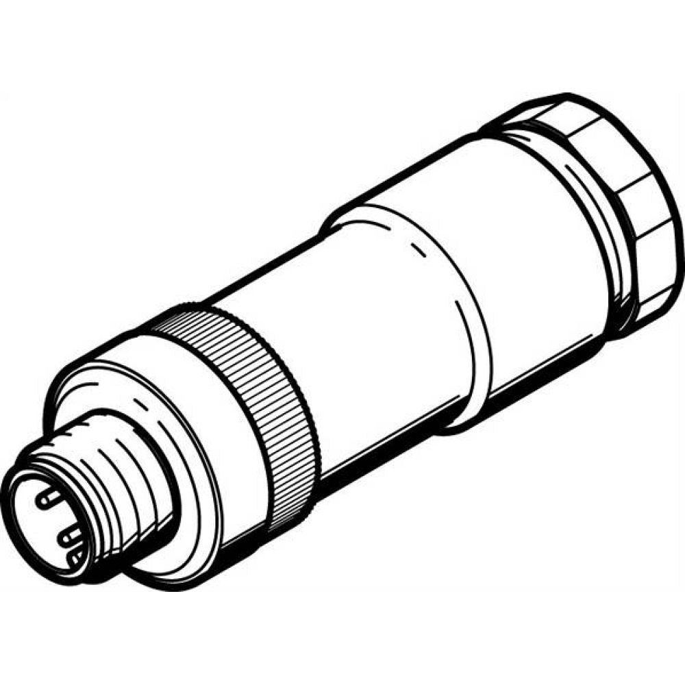 Festo 570956. Plug NECU-S-M12G4-D-IS