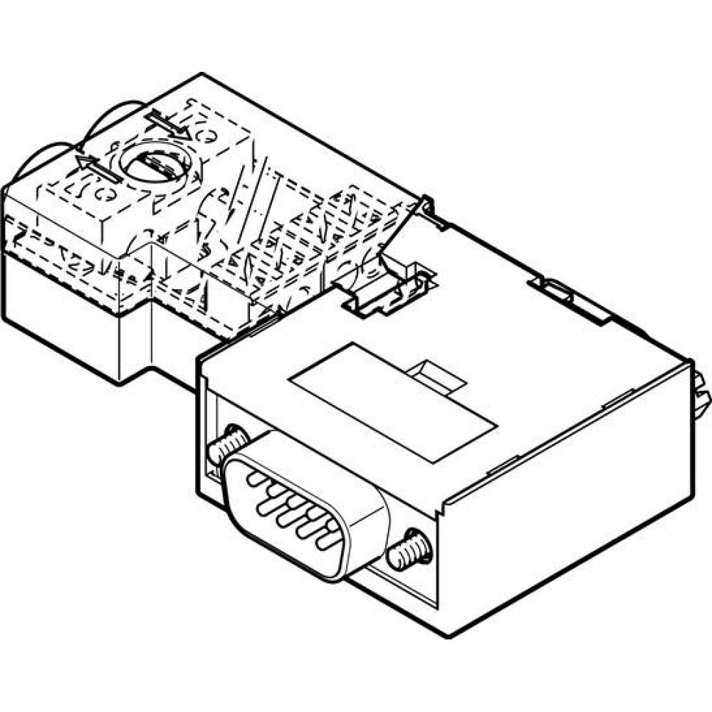 Festo 574589. Plug NECU-S1W9-C2-APB