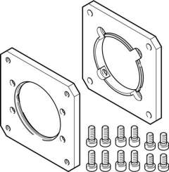 Festo 2116672. Motor flange EAMF-A-62B-80G