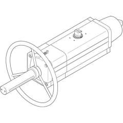 Festo 8005039. Semi-rotary drive DAPS-0180-090-RS2-F0710-MW