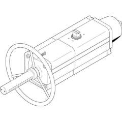 Festo 8005055. Semi-rotary drive DAPS-0480-090-RS3-F14-MW