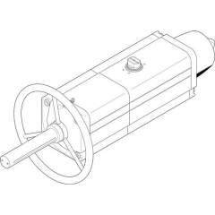 Festo 8005059. Semi-rotary drive DAPS-0720-090-RS1-F14-MW