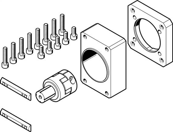 Festo 1578139. Axial kit EAMM-A-R48-70A