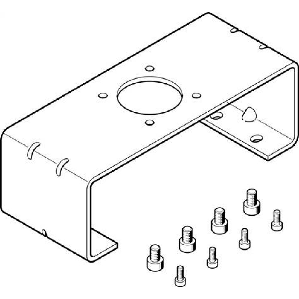 Festo 2197137. mounting flange adapter DARQ-K-P-A2-F05-30-R1