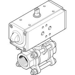 Festo 1758076. ball valve actuator unit VZBA-2"-GG-63-T-22-F0507-V4V4T-PS90-R-90-4-C