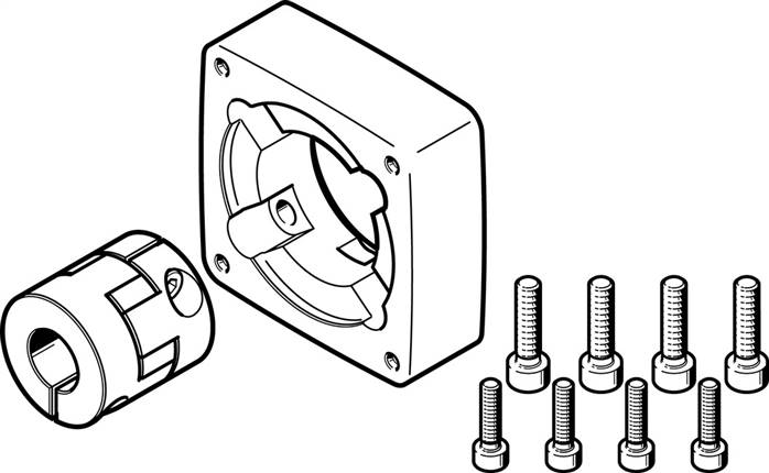 Festo 2036017. Axialbausatz EAMM-A-P10-38A-60P
