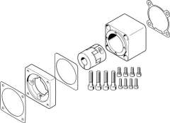 Festo 2218564. Axial kit EAMM-A-D60-80P-S1