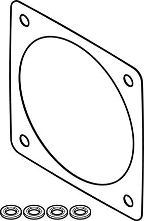 Festo 2481481. Dichtung-SET EADS-F-80P