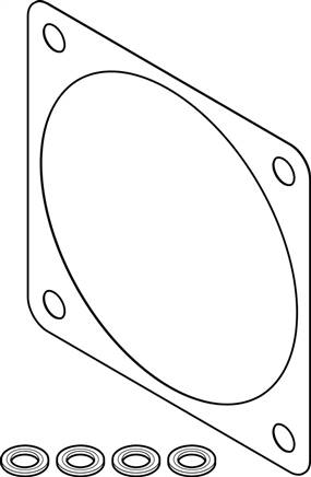 Festo 2481484. Dichtung-SET EADS-F-140A