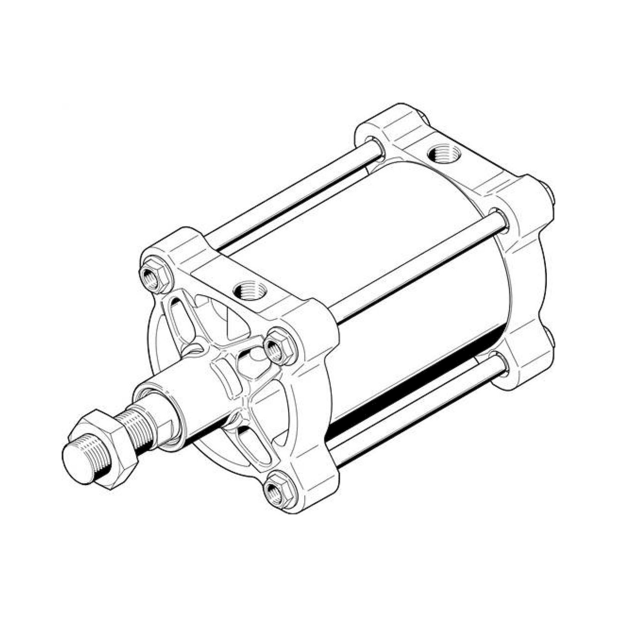standards-based cylinder DSBG-160-81-PPVA-24E-59S-M24-85LB2 - Festo 609727