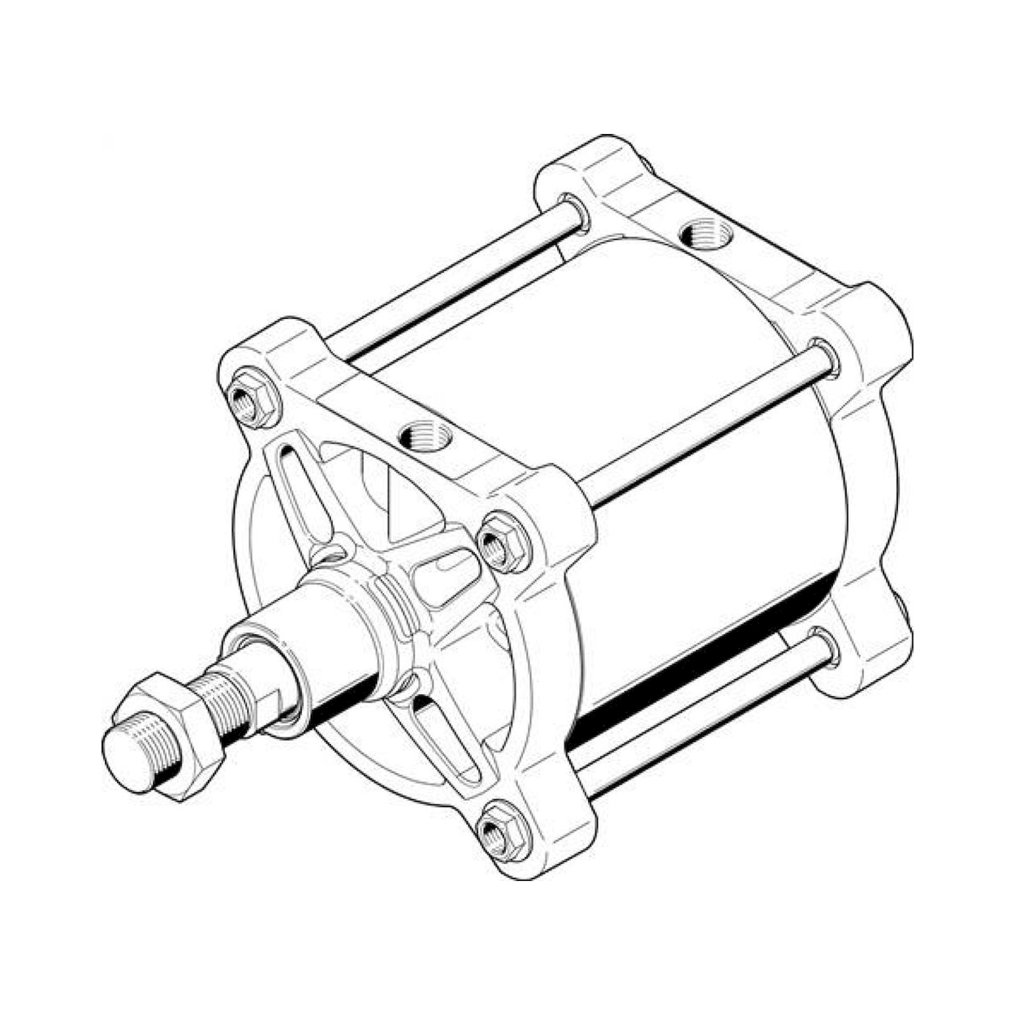 standards-based cylinder DSBG-200-101-PPVA-20E-59S-M24-95LB2 - Festo 609728
