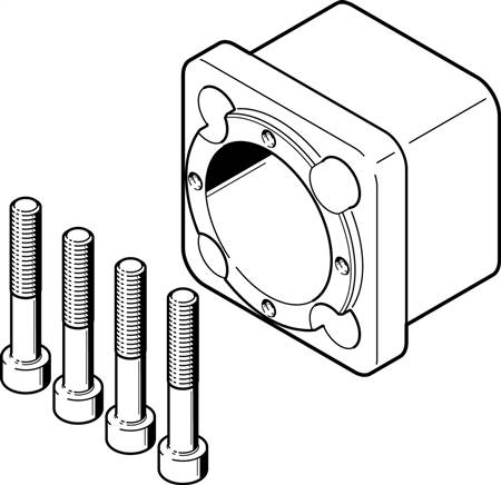 Festo 2836865. Kupplungsgehäuse EAMK-A-D50-64C