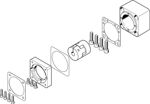 Festo 2256699. Axialbausatz EAMM-A-D60-70A-S1