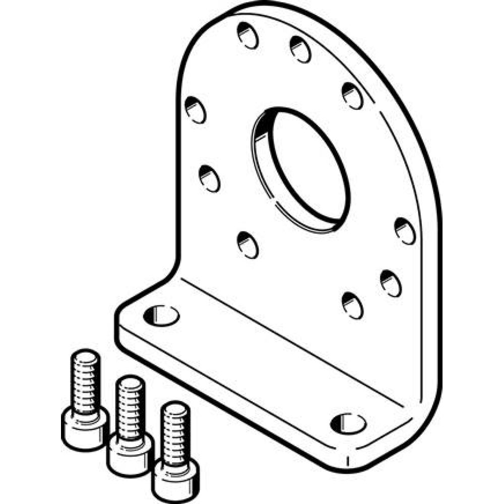 Festo 3371844. Fußbefestigung DAMH-Q12-25