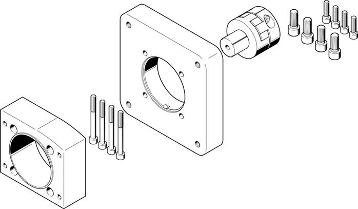 Festo 3659562. Axialbausatz EAMM-A-L95-190A-G2