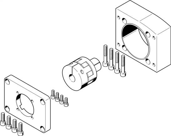 Festo 3660191. Axialbausatz EAMM-A-L95-80G-G2