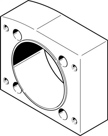 Festo 3712650. Kupplungsgehäuse EAMK-A-L95-95A/B-G2