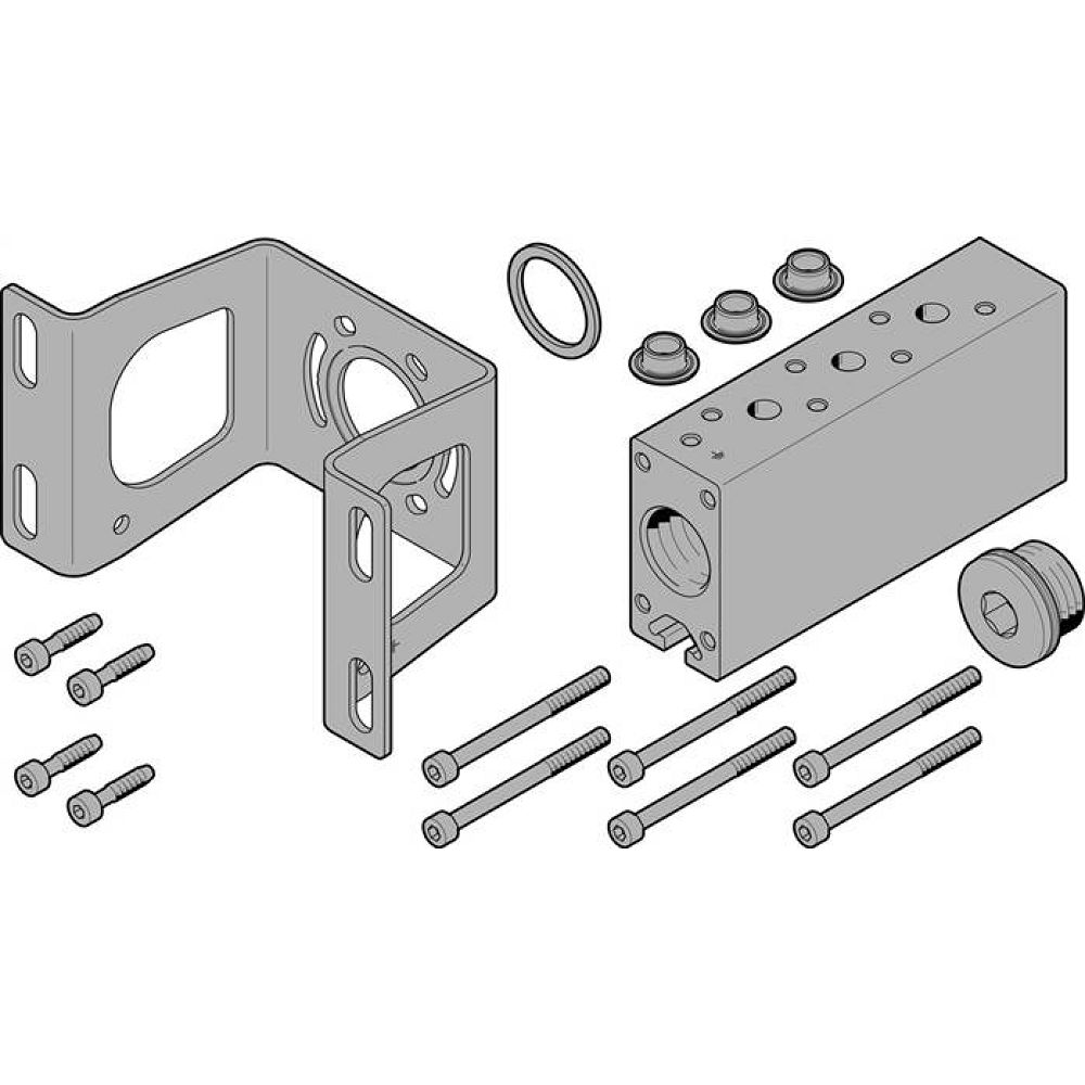 Festo 8026358. P-Anschlussleiste VABM-B10-30-G34-4-P53-E