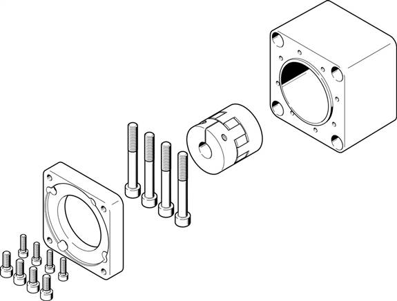 Festo 3356796. Axialbausatz EAMM-A-D100-100A