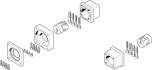 Festo 2733786. Axial kit EAMM-A-D50-60G