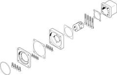 Festo 2734291. Axialbausatz EAMM-A-D50-80G-S1