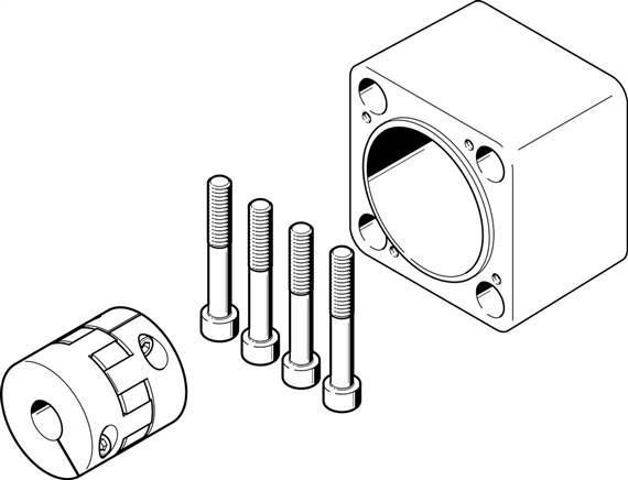 Festo 2946763. Axialbausatz EAMM-A-D80-80G
