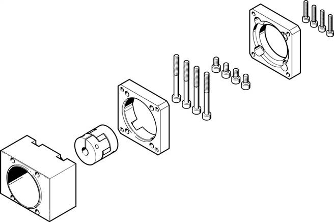 Festo 1456652. Axialbausatz EAMM-A-S48-60H-G2