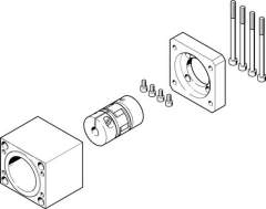 Festo 2297649. Axial kit EAMM-A-S62-60G-G2