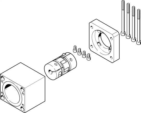 Festo 1456654. Axialbausatz EAMM-A-S62-60H-G2