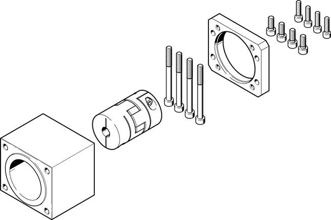 Festo 3637959. Axialbausatz EAMM-A-S62-70A-G2