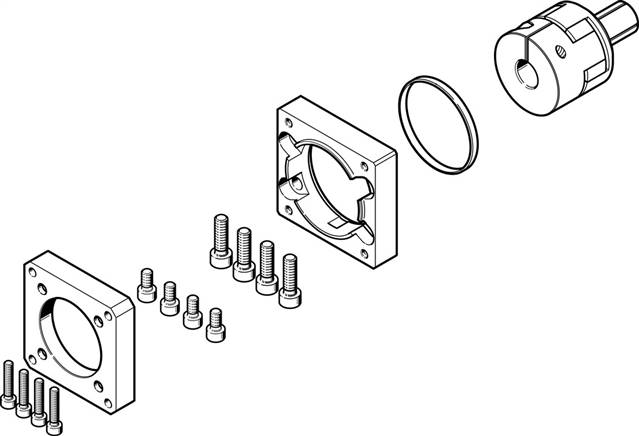Festo 1456614. Axialbausatz EAMM-A-M48-60H