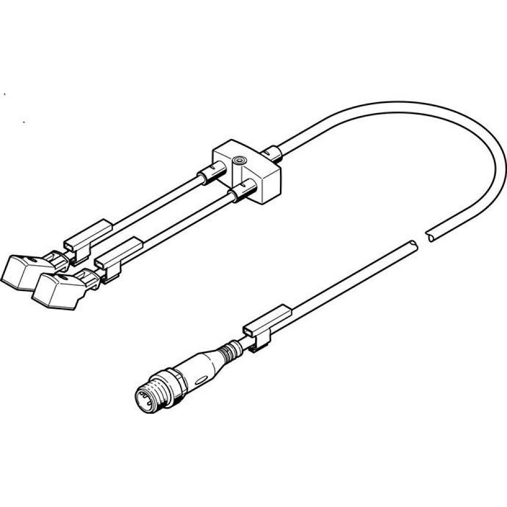 Festo 8035787. Distributor NEDY-L2R1-V1-Z4W2Z-U-0.3L-M12G4-2.5R