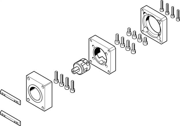 Festo 2310075. Axialbausatz EAMM-A-R38-60G