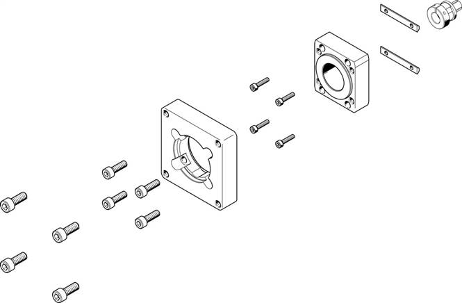 Festo 1456619. Axialbausatz EAMM-A-R27-67A