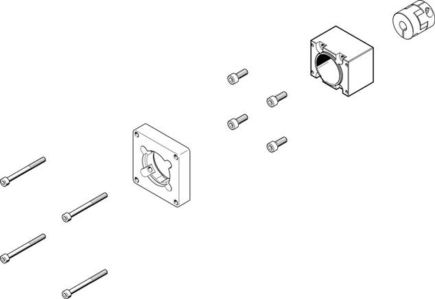 Festo 1456638. Axialbausatz EAMM-A-S38-67A-G2