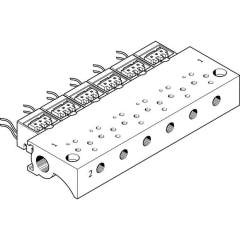 Festo 197231. Manifold MHA1-P10-2-M3-PI