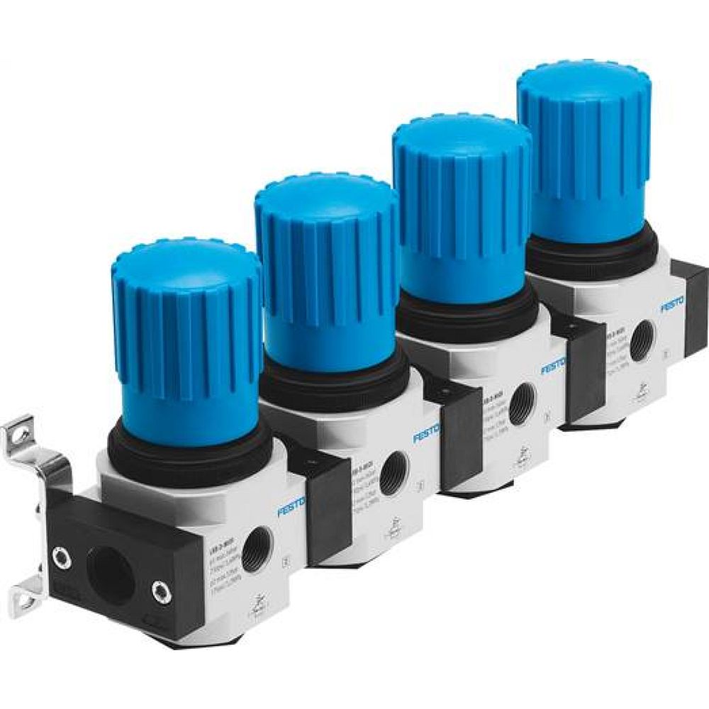Festo 528989. Combinación de válvulas reguladoras de presión LRB-1/2-D-7-O-K4-MIDI