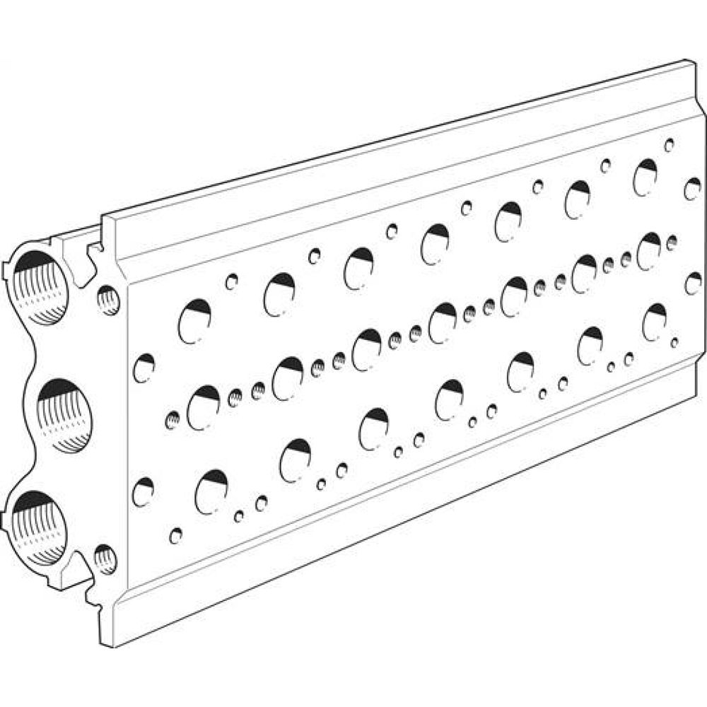 Festo 15866. Manifold block PRS-1/4-7-B