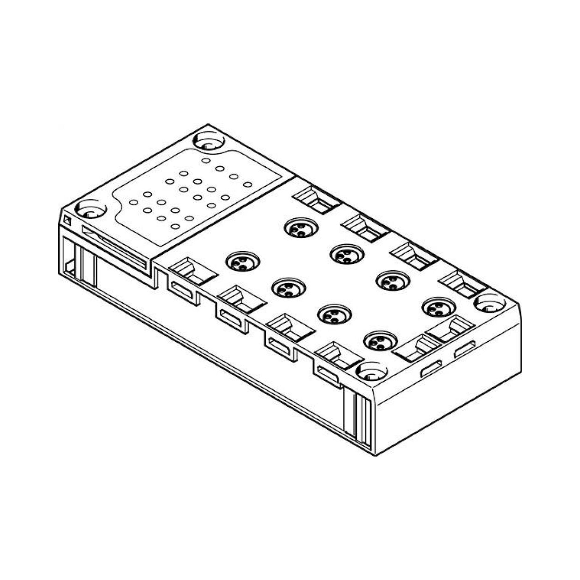 Anschlussblock CPX-AB-8-M8-3P-M3 - Festo 546998