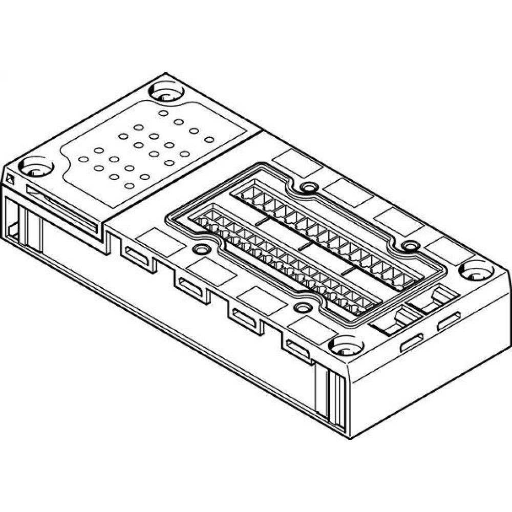Festo 195708. Anschlussblock CPX-AB-8-KL-4POL