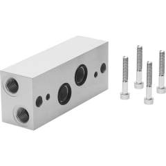 Festo 11307. 90°-connection plate NAW-3/8-2E-ISO