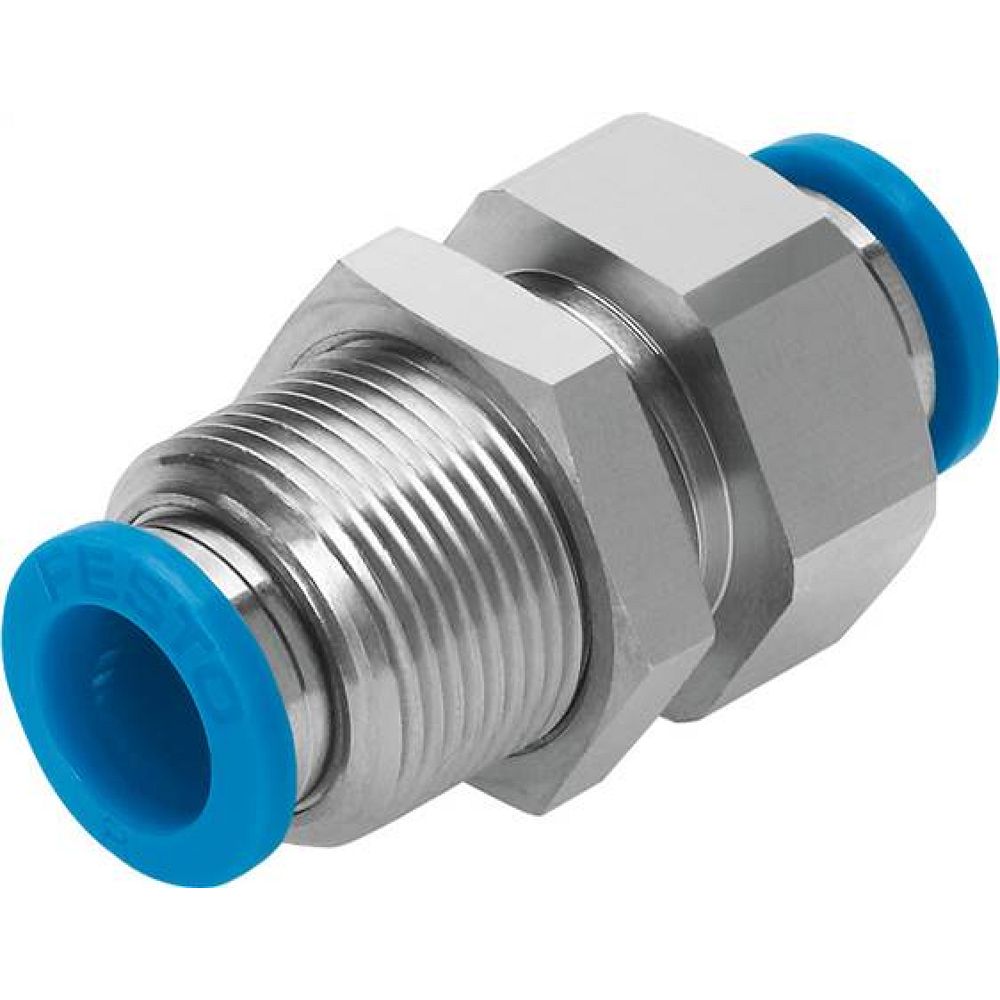 Festo 193951. Push-in bulkhead connector QSS-6-F