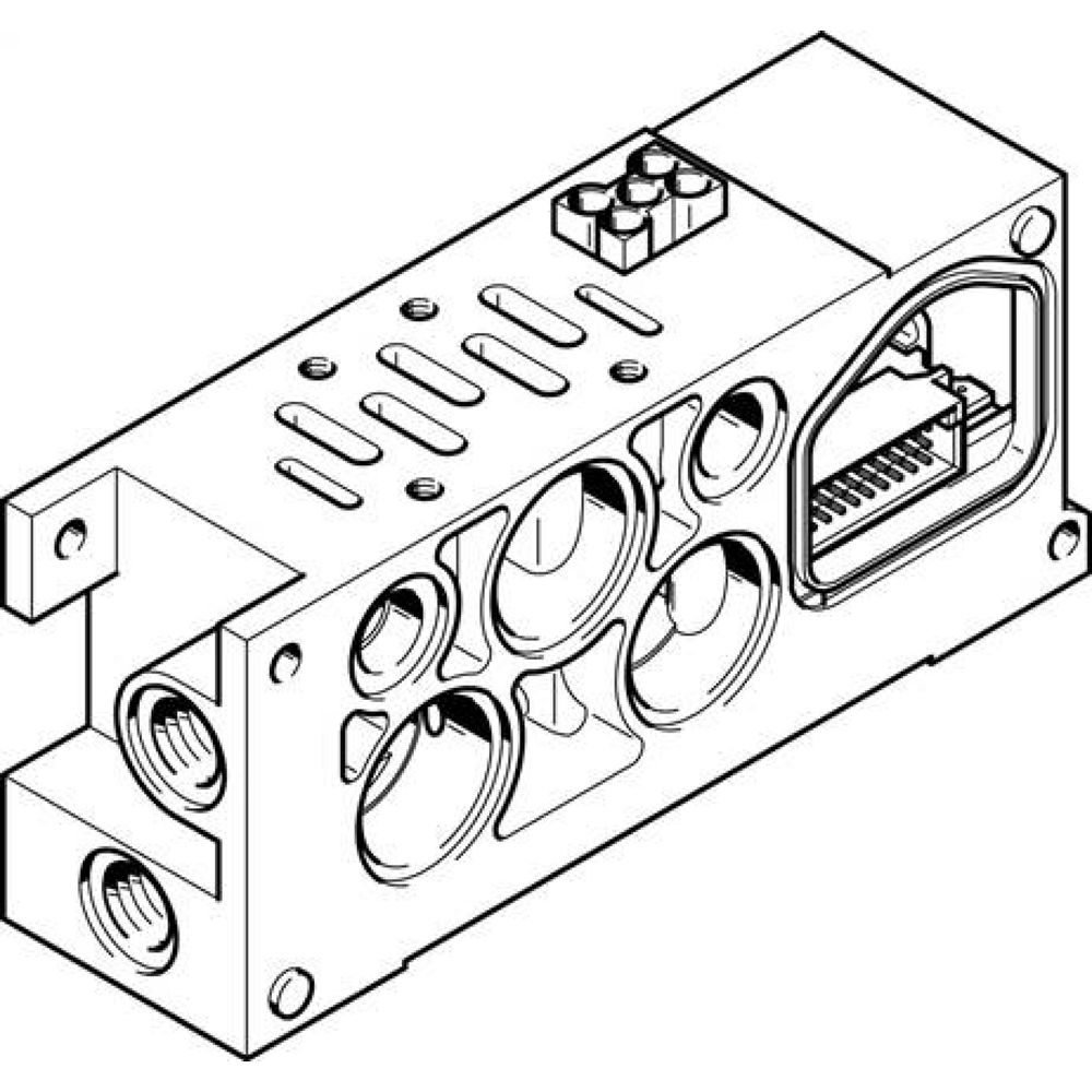 Festo VIGM-04-D-3 (18835) Manifold Block