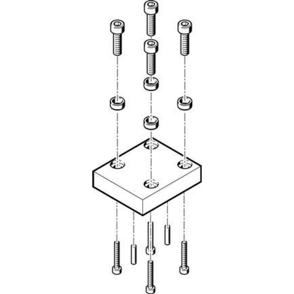 Festo 191900. Adapterbausatz HAPG-54